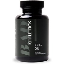 배드애슬래틱스 크릴 오일 1000mg 오메가3 EPA DHA 60소프트젤 Bad Athletics Krill Oil