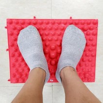 가정용 건강 웰빙 조립 발 지압판 레드 지압패드