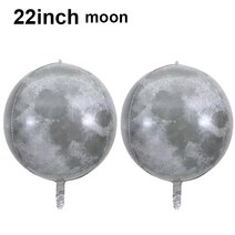 생일 풍선 지구 세계지도 풍선 우주 행성 22인치 4D 베이비샤워 생일 파티 꾸미기, 03 5Pcs, 05 E
