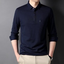 남자긴팔티 남성 가을 롱슬리브티 솔리드 무지 캐쥬얼 카라넥 카라셔츠 티셔츠 MMSJ2028P75 4995401802