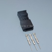 BMW 스피커 시리즈 Shhworldsea 0.6mm 3p 남성 여성 자동 스테레오 커넥터 자동차 스피커 플러그 고음 플러그 소켓 bmw 1-968700-1 b1355620-1, 100set male female