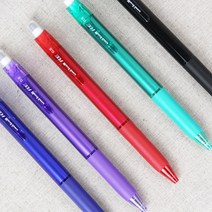 JSTrading 미쯔바시 유니볼 열펜 0.5mm (볼펜 타입) 프릭션펜 아이롱펜, 1개, 블랙