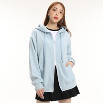 그랜피니 남녀공용 투웨이 지퍼 베이직 무지 후드집업 GFHZ01