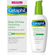 Cetaphil Daily Oil Free Hydrating Lotion 세타필 데일리 오일 프리 하이드레이팅 로션 3oz(88ml) 2팩, Basic