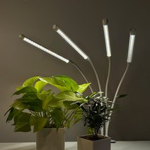 닷드 식물등 LED 식물 재배등 생장등 성장등 성장조명, 4헤드(충전기비포함), 1개