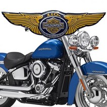 SH LED 할리데이비슨 모터사이클 WING 바이크 부착식 엠블럼 오토바이스티커 패치, 해당상품