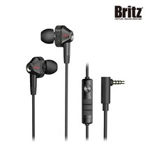 브리츠 Britz BZ-EA30 듀얼 다이나믹 게이밍 이어폰 (블랙), 1