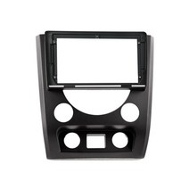 차량용안드로이드 올인원네비 쌍용 rexton w 2014-2016 용 2din 자동차 dvd 대시 보드 프레임 android 오디오 피팅 어댑터 대시 트림 키트 facia 패널, sy06-f