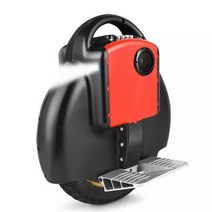 HTDDC 입문용 외발 전동 휠 대리운전 전기 자전거, LED 모델 [블랙] + 블루투스 스피커