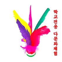중국제기 민속제기 제기차기 다문화체험 학교전용 깃털 5개 21CM
