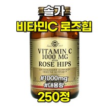 솔가 비타민C 1000mg 로즈힙 열매 62.5mg 250정