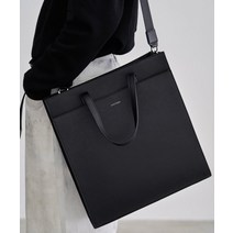 (즉시출고)LEATHERY 스퀘어 토트백 [BLACK] SQUARE TOTE-BAG