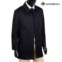 지노반 봄 가을 남자 트렌치 코트 바바리
