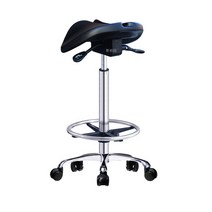 새들 체어 승마형 의자 뷰티 미용 네일 이동식 체어 빵의자, 알루미늄 합금 다리 52~70CM 높이패달없음
