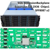 서버랙 허브랙 케이스 ZhenLoong 4u 24Bay 확장기 핫스왑 HDD SAS SATA 19 인치 랙 서버 섀시 수납함 확장 백플레인 NAS 6Gb, [02] extend backplane