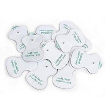 고주파마사지기 갈바닉 리버스 생일선물20pcs/10pcs 전극 패드 침술 슬리밍 마사지 디지털 테라피 기계 마사지 건강 한 접착제 패드, 01 10 pairs (20pcs)