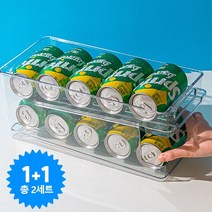 바나나빌딩 데굴데굴 뚱캔 음료수 디스펜서 2세트 / 수납 보관함, 단품