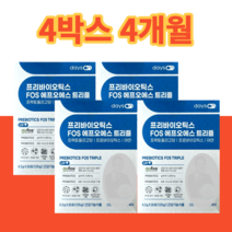 오한진 프리바이오틱스 FOS 트리플 유산균 프로바이오틱스, 30포, 4개