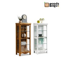 GM 디아스 장식장小엔틱 유리장 미니, 디아스400장식장 화이트