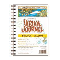 스트라스모아 visual journals 브리스톨지 스케치북 vellum 14x21 23x30 / 28매, 14x21cm