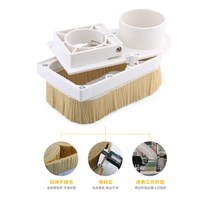 CNC 더스트 커버 콜렉터 브러시 70/75/80/85/90/100mm 직경 진공 청소기 CNC 스핀들 모터 밀링 머신 용 간, 06 100mm diameter