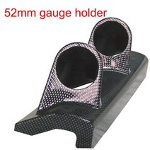 부스트 레이싱 대시 보드 듀얼 트리플 게이지 포드 블랙 탄소 섬유 컬러 마운트 홀더 범용 자동차 2 인치 52mm, 9.gauge holder