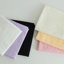 도비 무지 면원단 6color C6, 블랙