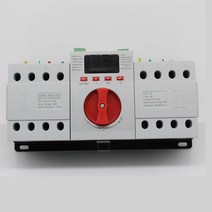 프로그래밍 가능한 4P ATS 63A 3 상 4 선 이중 전원 자동 전송 스위치 화재 강제 스위칭 (활성 DC24V) 출력, 기본