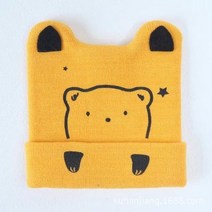 귀여운 니트 비니 곰 그림 단색 유아 여성 여자 모자 귀달이 방울 중년 털실 장수 목도리 밍크 할머니 장갑 겨울 에스키모