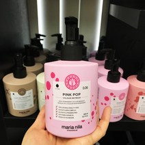 마리아닐라 컬러 리프레쉬 핑크 팝 300ml 100% 스웨덴 비건 헤어 브랜드