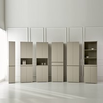 더퀸 다용도 주방 수납장 렌지대 선반장 틈새장 8종, 웜그레이, 수납형