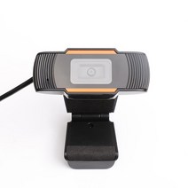 컴퓨터 카메라 HD 비디오 마이크 포함 미니 USB 2.0 양방향 오디오 토크 플매트 카펫 러그 플레이 자동 조절 웹캠, [01] black orange, 01 black orange