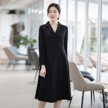 여성 엄마옷 모슬린 오픈 원피스 YOP203023 마담 미시옷 중년여성의류 50대 60대여성옷 빅사이즈