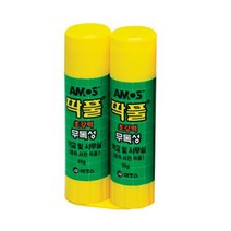 아모스 딱풀 35g/879434/낱개 1개 고체풀