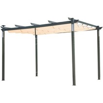 파라고 감성 파고라 가제보 퍼골라 파라곤 썬룸 파빌리온, 3x4m 솔라어닝 + 그레이타포린