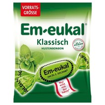 독일 Em-eukal Bonbon Klassisch 엠오이칼 클래식 멘톨 캔디 사탕 150g 5팩