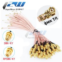 RF U.FLIPX IPEX UFLRPSMAKYSMA 암 남성 안테나 WiFi 피그 테일 케이블UFL RG178 케이블 IPXSMA, 02 ipex to rp-sma-ky_07 40cm