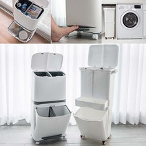 생활백서 가정용분리수거함 재활용 대용량 3단 분리수거함, 3단 분리수거함(서랍형)