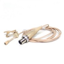 미니 XLR 4 핀 나사 잠금 타이 클립 마이크 Lavalier Lapel Mic For MI프로 무선 ACT 18T 747 727 717 52 32T 칼라, ForMIPRO 모델