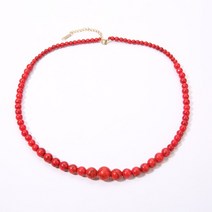 게르마늄목걸이 미세전류 일본자석 운동선주 혈액순환 원적외선 자석 음이온 목걸이 Oaiite 명상 말라 비즈 자연 치유 에너지 스톤 걸쇠 체인이있는 붉은 청록색 요가 정신