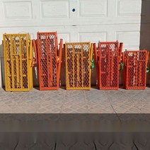 틀비계 높이 시공 선반 동바리 두꺼운 폴딩, 150*40두꺼운레드/옐로우랜덤발송