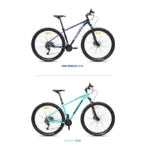 고급 자전거 휠러 프로빅 100 29인치 시마노 XT 18단 완전조립 배송, 15.5, 민트