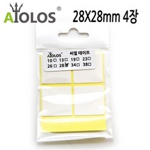 AiOLOS 써멀 테이프 28x28mm 4장, 본상품선택