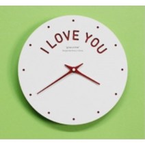 거실시계인테리어, 레드