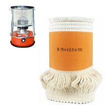 벽난로 다양한 모델 65 75 85 95 120 mm 등유 스토브 Wicks 유리 섬유 100% 코튼 히터 윅, 02 75xt2.5x190mm
