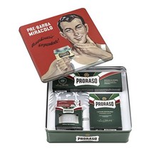 Proraso 이탈리아 프로라소 그린라인 빈티지 셀렉션 쉐이브 3종 선물세트