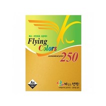 [모비딕컴퍼니] 색상지 프린터 복사지 칼라복사용지 복사종이 잉크젯전용 칼라전용지 phiao, 잇★ 삼원특수지 플라잉칼라 80g A4 진노랑색 1권, [좋아요]