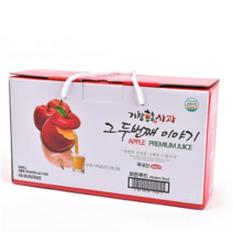거창 사과즙 120ml 20포 50포 어린이 음료 과채주스 사과 홍로 후지부사 저온착즙 생과일즙, 애플2 사과즙 120ml x 20포