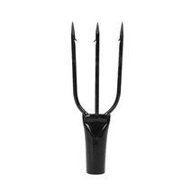 작살총 스프링 스틸 물고기 스피어 헤드 345 날카로운 가시 고리가있는 프롱 작살 팁, 3개의 이빨