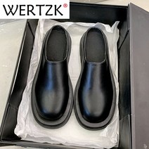 여성 슬리퍼 2021 여름 패션 휴관일 발가락 가죽 신발 로퍼 높은 플랫폼 블랙 힐 뮬 tzk 웨지 실내